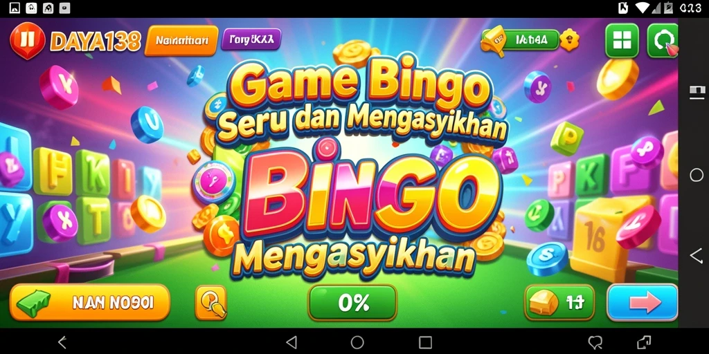 Tampilan menarik dari gameplay Bingo di DAYA138.