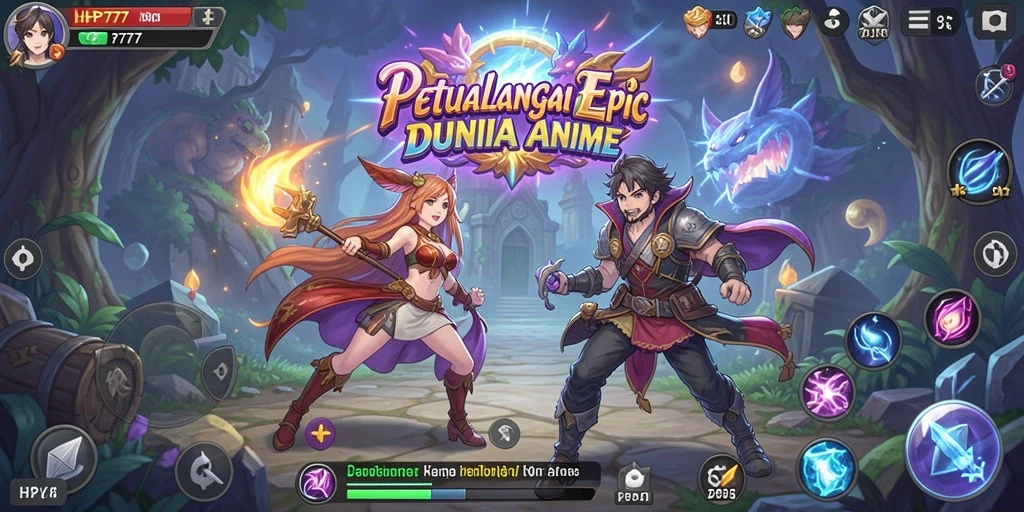 Gameplay seru dengan karakter anime favorit dan misi menantang.