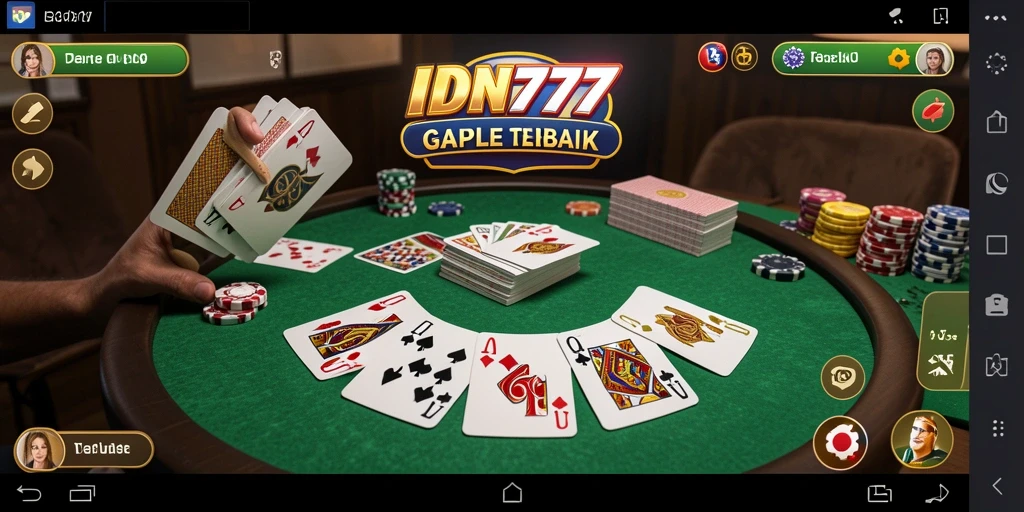 Tampilan utama game Gaple IDN777 dengan grafis yang menarik.