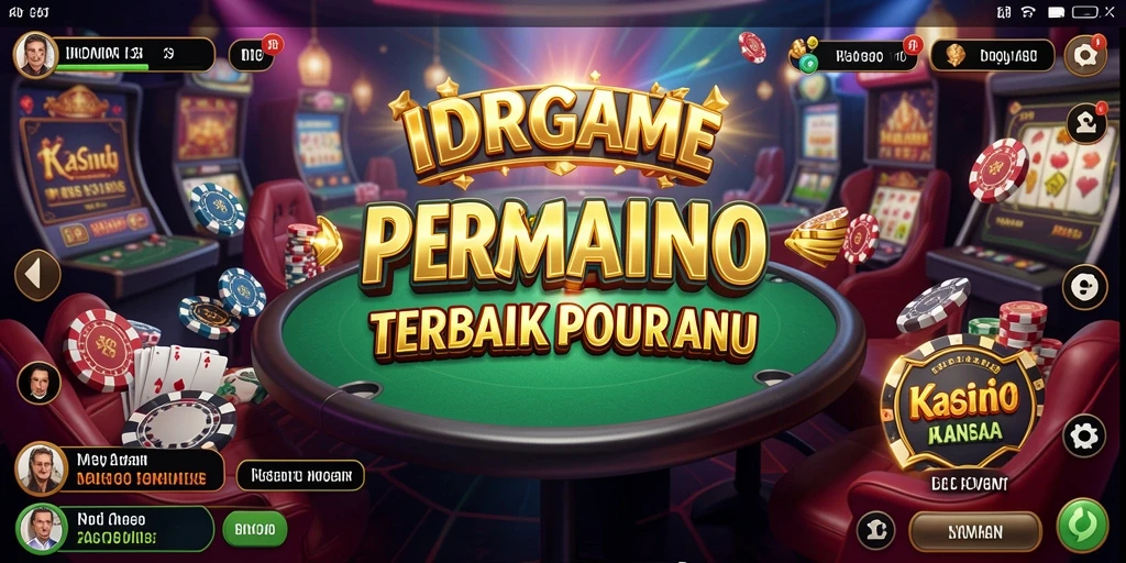 Tampilan grafis yang memukau dalam permainan kasino IDRGAME.