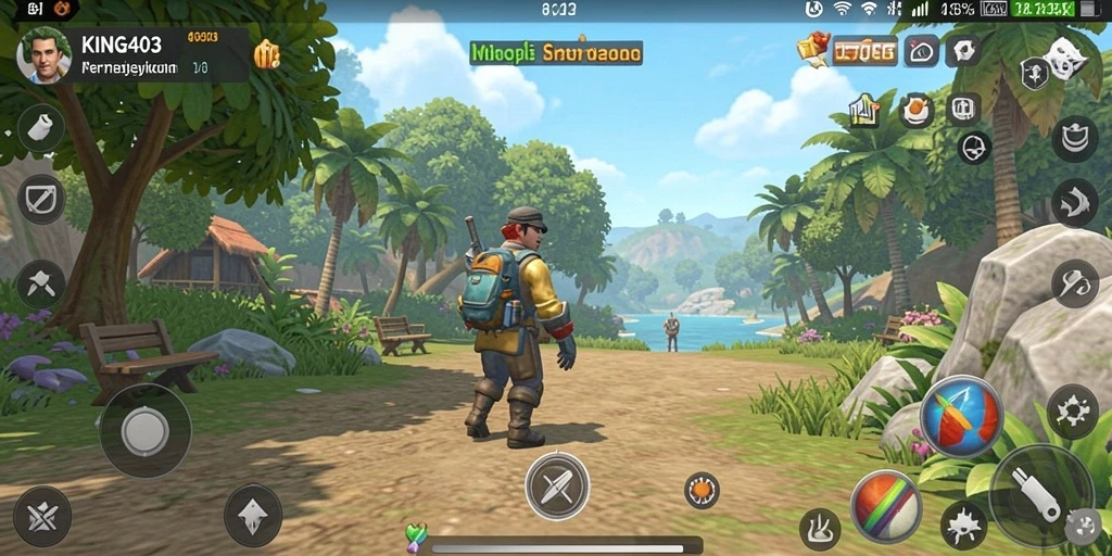 Tampilan gameplay KING403 yang penuh warna dan menarik.