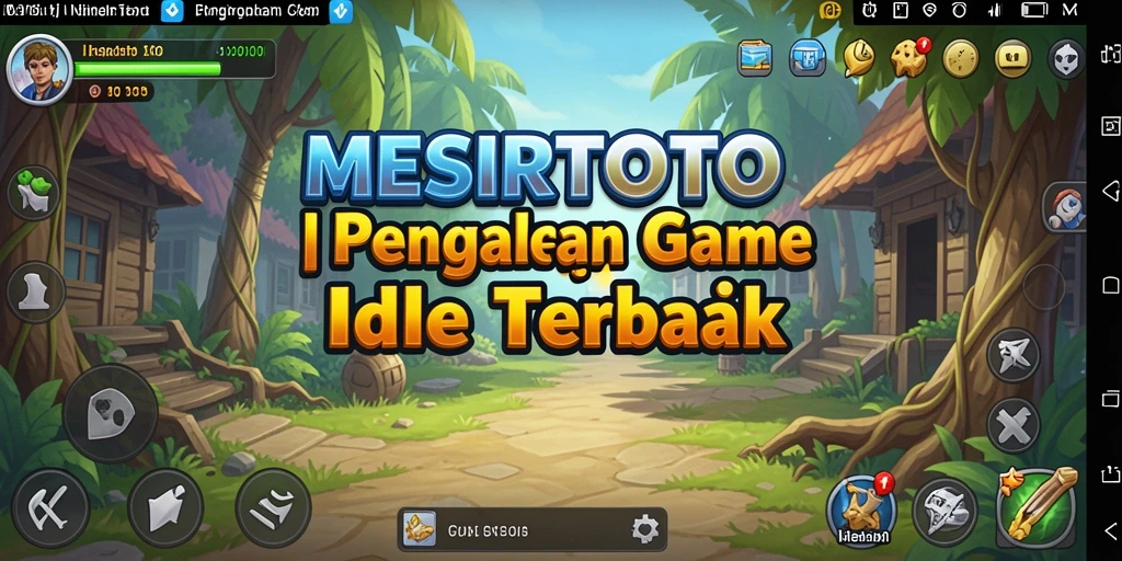 Tampilan gameplay MESIRTOTO yang menarik dengan elemen Idle yang menghibur.