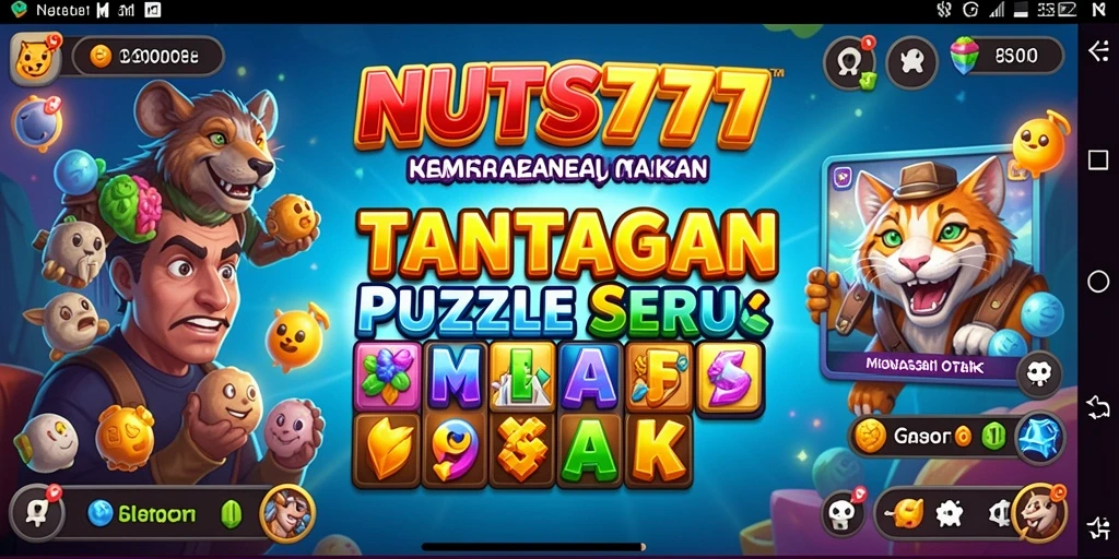 Tampilan gameplay NUTS777 yang menantang dan menarik.