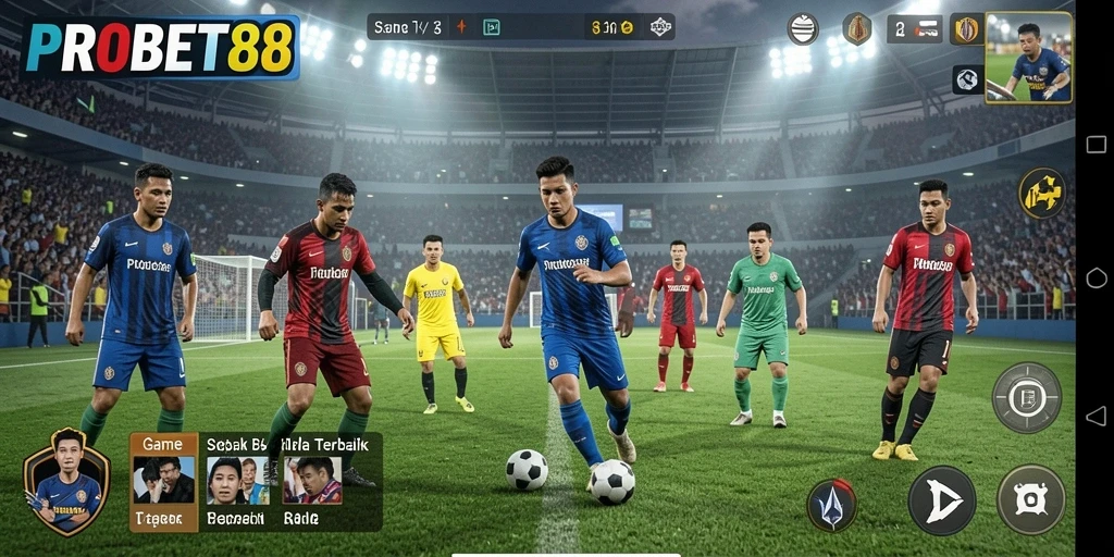 Tampilan gameplay menegangkan dalam PROBET88 yang seru.