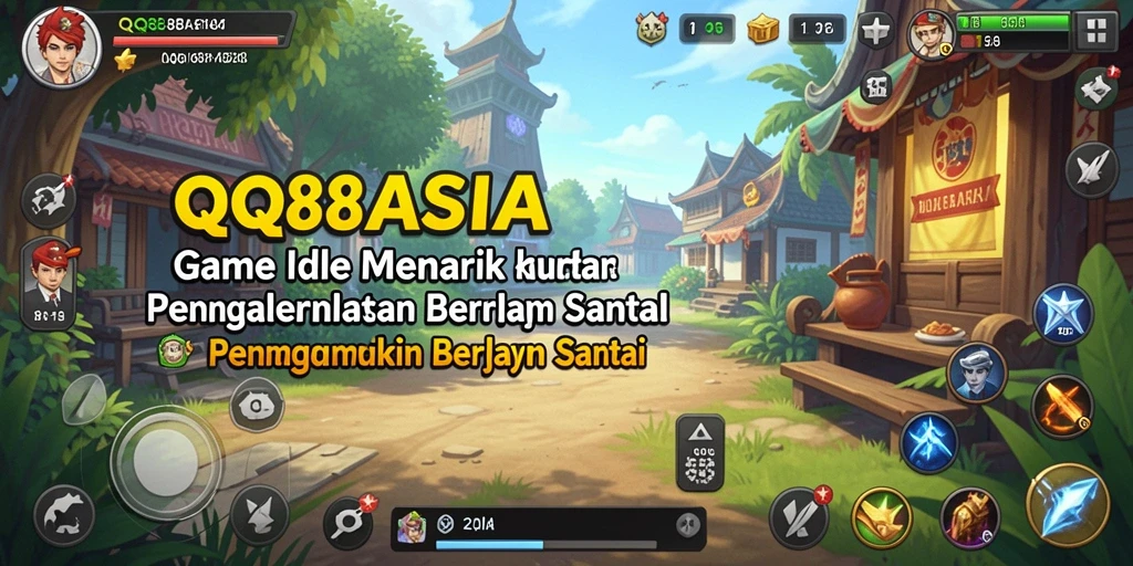 Tampilan gameplay <strong>QQ88ASIA</strong> yang menarik dan interaktif dalam genre Idle.