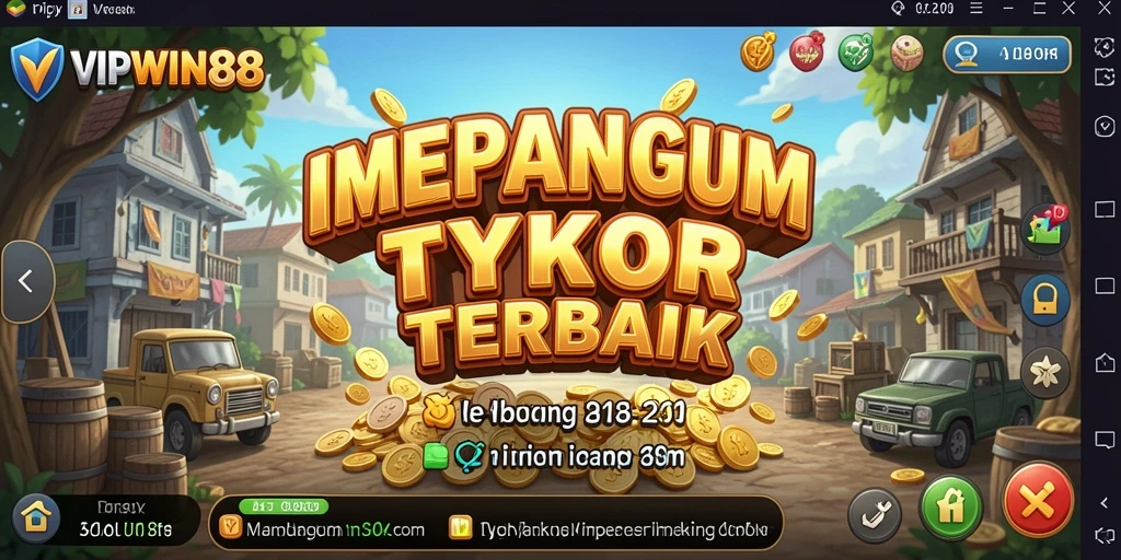 Screenshot VIPWIN88 menampilkan gameplay seru dunia Tycoon.
